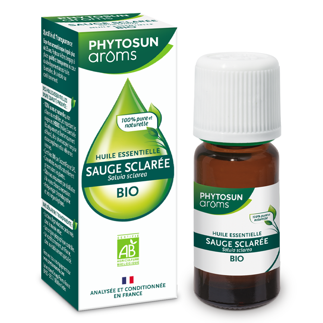 Huile essentielle de sauge sclarée Bio Phytosun arôms - flacon de 5 ml